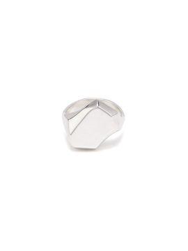 TIEDE Fluid frame signet Ring