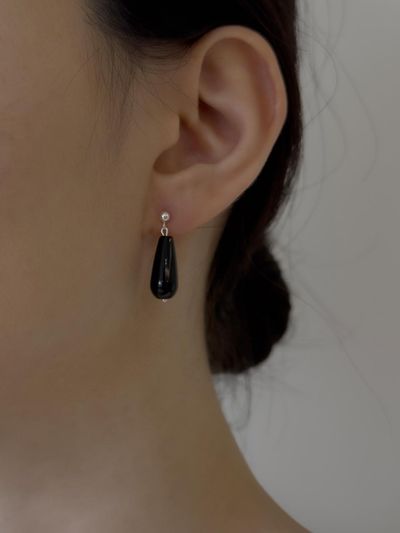 TIEDE Onyx Drop Earring