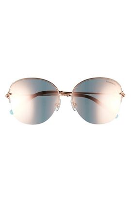 Tiffany & Co. Tiffany & Co. 58mm Semirimless Round Sunglasses