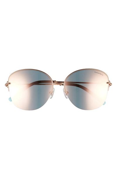 Tiffany & Co. Tiffany & Co. 58mm Semirimless Round Sunglasses