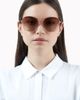 Tiffany & Co. Tiffany & Co. 58mm Semirimless Round Sunglasses - 3