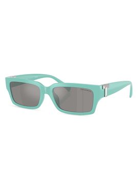 Tiffany & Co. Women's Tiffany T 56MM Rectangular Sunglasses
