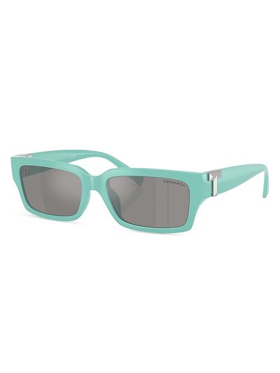 Tiffany & Co. Women's Tiffany T 56MM Rectangular Sunglasses