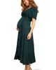 Tiffany Rose Maternity Tiffany Rose Maternity Waterfall Faux Wrap Maternity/Nursing Midi Dress - 5
