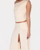 Tiger Mist Tiger Mist Alyssa Asymmetric Off-The-Shoulder Top in Cream, Women's at Urban Outfitters - 1