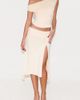 Tiger Mist Tiger Mist Alyssa Asymmetric Off-The-Shoulder Top in Cream, Women's at Urban Outfitters - 3