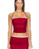 Tiger Mist Tiger Mist Caline Ruched Corset Top - 1