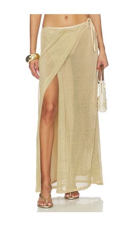 Tiger Mist Tiger Mist Cyrene Tie Maxi Skirt