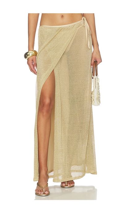 Tiger Mist Tiger Mist Cyrene Tie Maxi Skirt