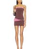 Tiger Mist Tiger Mist Eos Colourblock Mini Dress - 1