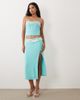 Tiger Mist Tiger Mist exclusive Charlyze sequin trim fishtail maxi skirt in aqua - part of a set-Green - 2