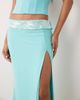Tiger Mist Tiger Mist exclusive Charlyze sequin trim fishtail maxi skirt in aqua - part of a set-Green - 3