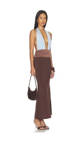 Tiger Mist Tiger Mist Jenni Maxi Plunge Dress