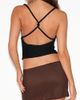 Tiger Mist Tiger Mist Liola Twist-Strap Cowl Neck Cami in Black, Women's at Urban Outfitters - 2