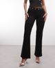 Tiger Mist Tiger Mist Marren eyelet detail flared pants in black - part of a set - 3