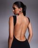 Tiger Mist Tiger Mist Morana cowl neck open scoop back maxi dress in black - 3