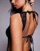 Tiger Mist Tiger Mist Nyomi lace bust detail strappy cut out tie back mini dress in black - 2