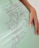 Tiger Mist Tiger Mist Ophelia diamante flower detail strappy tie front low back maxi dress in light green - 2