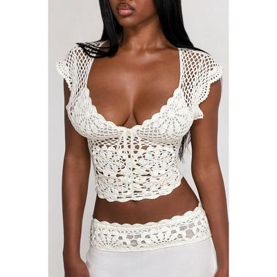 Tiger Mist Tiger Mist Sasha Crochet Top