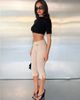 Tiger Mist Tiger Mist x Jessica Bader Ashleigh tailored capris in beige - part of a set-Neutral - 1