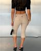 Tiger Mist Tiger Mist x Jessica Bader Ashleigh tailored capris in beige - part of a set-Neutral - 4
