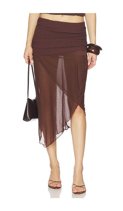 Tiger Mist Tiger Mist Zinnia Midi Skirt