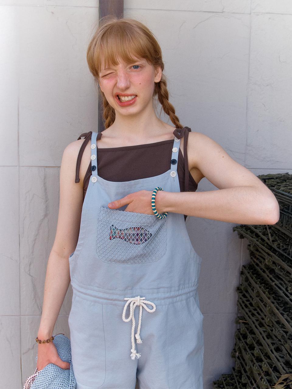 Tilda Ma Tilda Fisherman Overalls Jumpsuit [ocean sky]