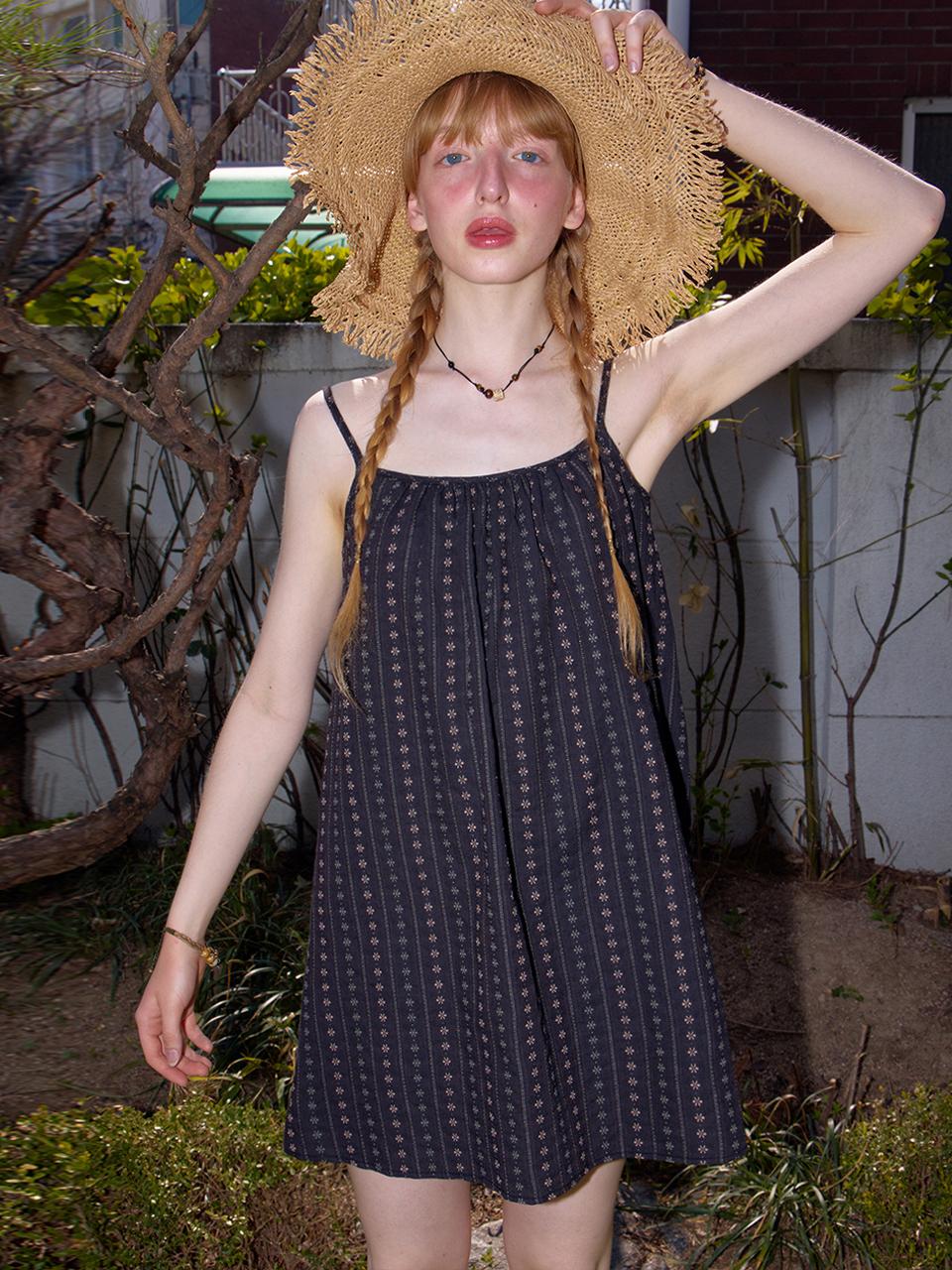 Tilda Ma Tilda Fur Ears Sleeveless Dress [Brown]