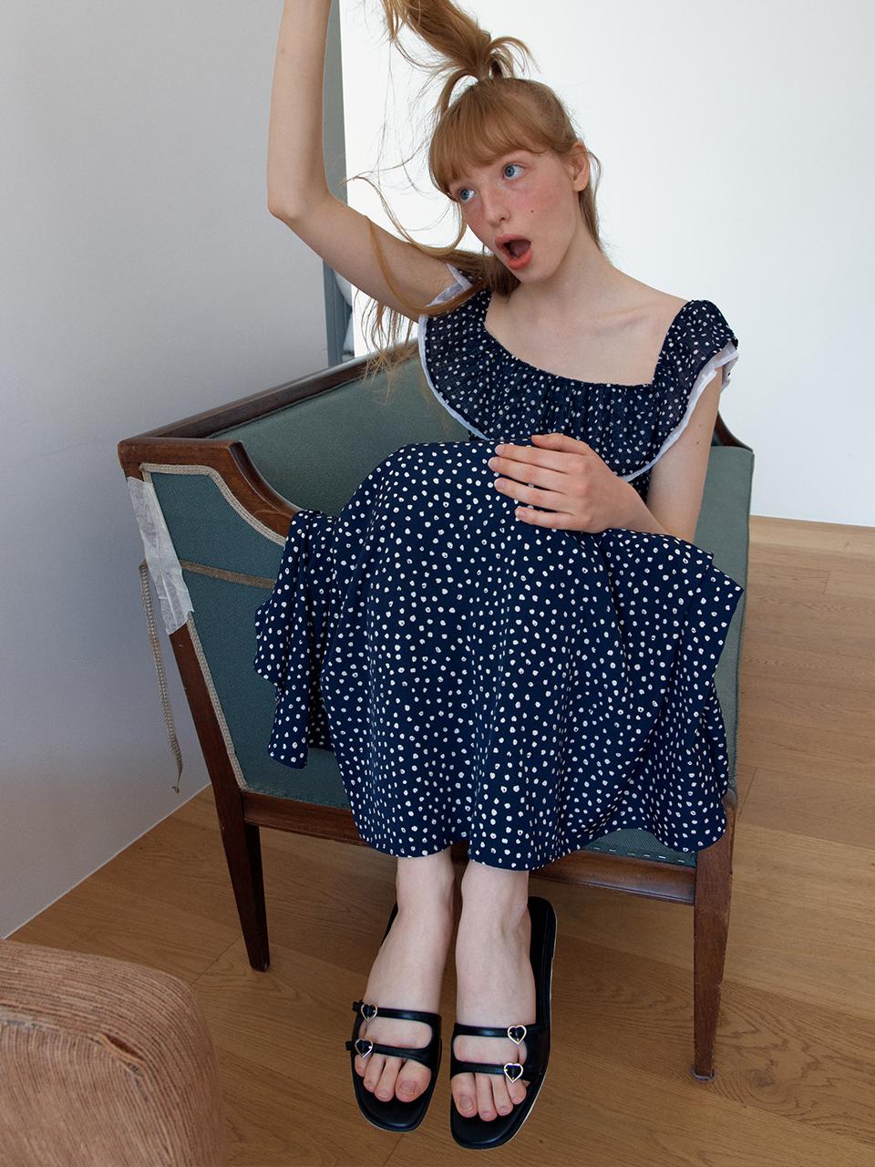 Tilda Ma Tilda Holiday Dot Dress [navy]