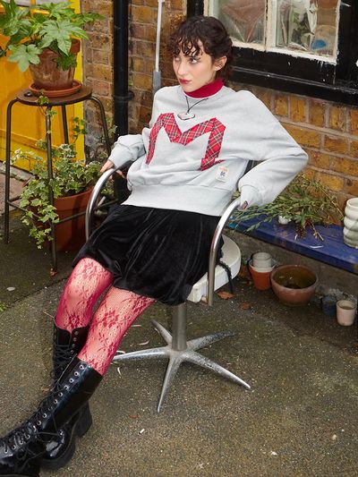 Tilda Ma Tilda Ma Tilda Christmas Sweatshirt [Gray]