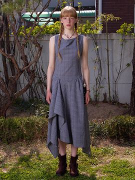 Tilda Ma Tilda Seesaw Cowlneck Dress [Navy]