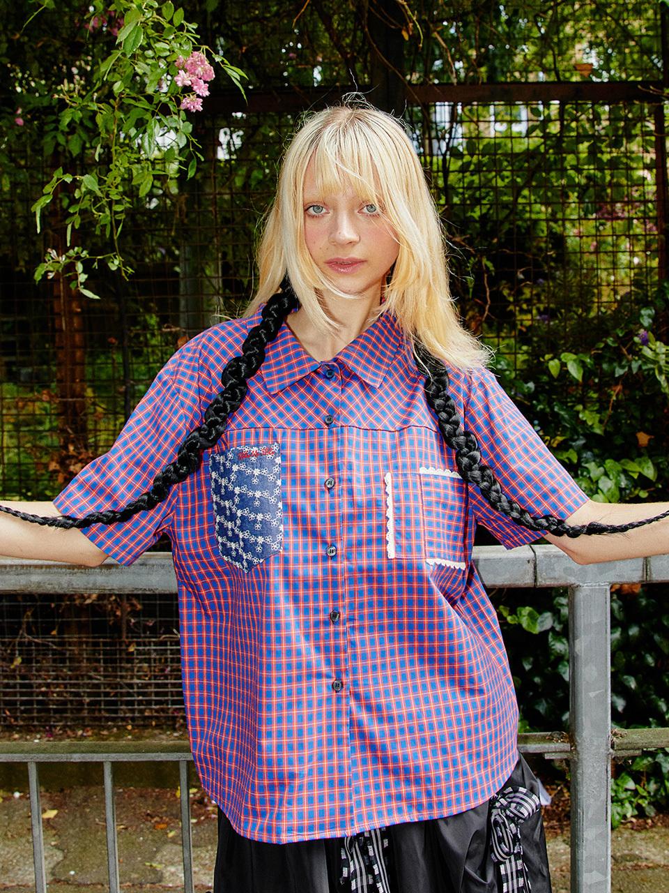 Tilda Ma Tilda Tilda Workwear Shirt [bluepink]