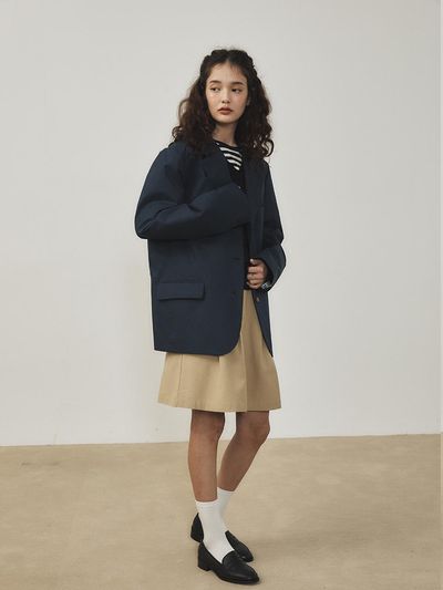 Tillber Easy Cotton Jacket Navy