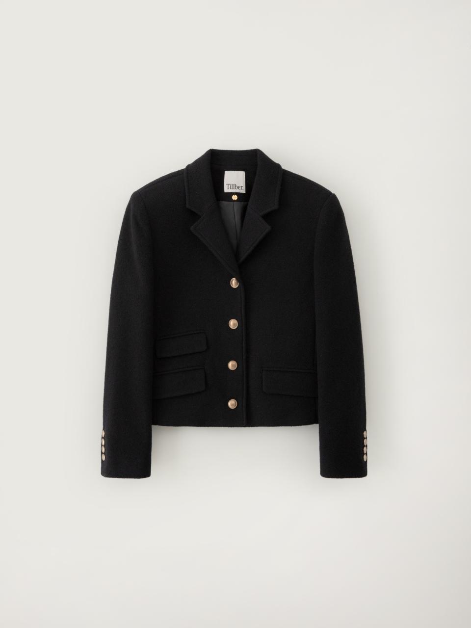 Tillber Garden Tweed Jacket - Black