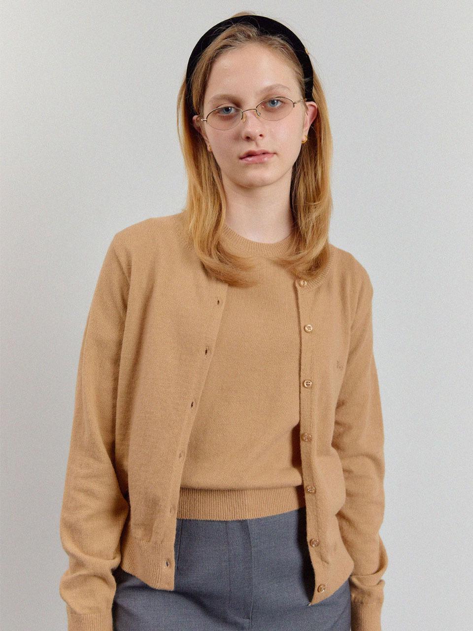 Tillber Margaret Knit Cardigan_Beige
