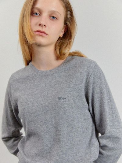 Tillber Wool Round Knit_Gray