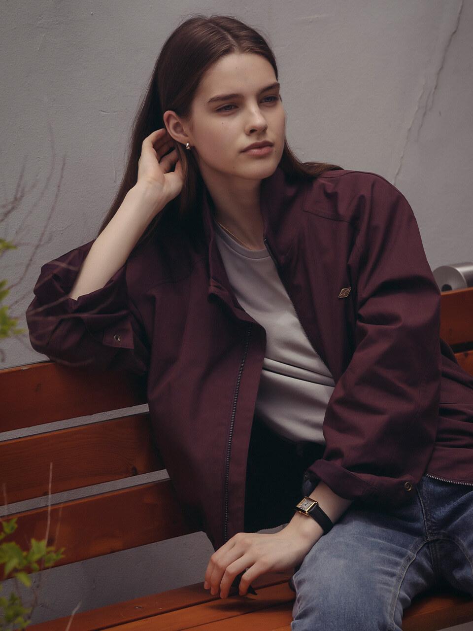 TILLIDIE Bonnie cotton bomber jumper