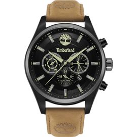 Timberland Timberland Ashmont Chronograph Leather Strap Watch, 46mm