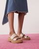 Timberland Timberland Clairemont Way 2 strap sandals in gold metallic - 2