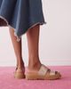 Timberland Timberland Clairemont Way 2 strap sandals in gold metallic - 3