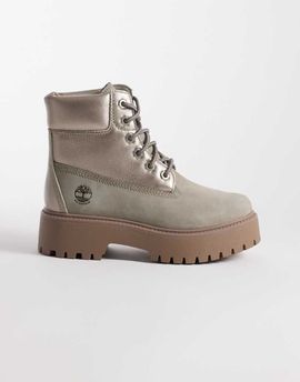 Timberland Timberland Stone Street 6 inch lace up platform waterproof boots in gray multi