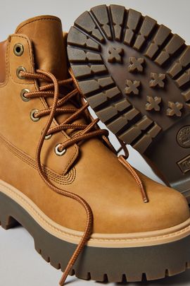 Timberland Timberland Women's Stone Street 6-Inch Platform Waterproof Boot in Wheat Full Grain, Women's at Urban Outfitters