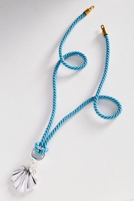Timeless Pearly Shell Pendant Corded Necklace