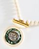 Timeless Pearly White Beaded Pendant Necklace - 2