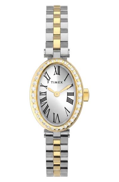 Timex® Timex® Cavatina Crystal Bezel Bracelet Watch
