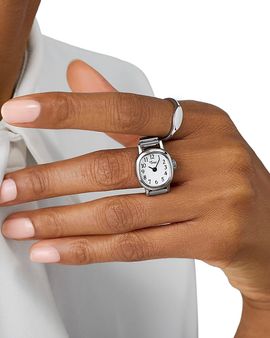 Timex Timex Cavatina Mini Ring Watch, 16mm x 8mm