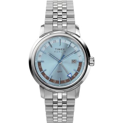 Timex® Timex® Marlin GMT Stainless Steel Bracelet Watch
