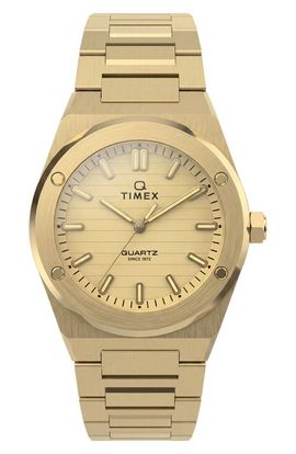 Timex® Timex® Q Timex Marbella Stainless Steel Bracelet Watch