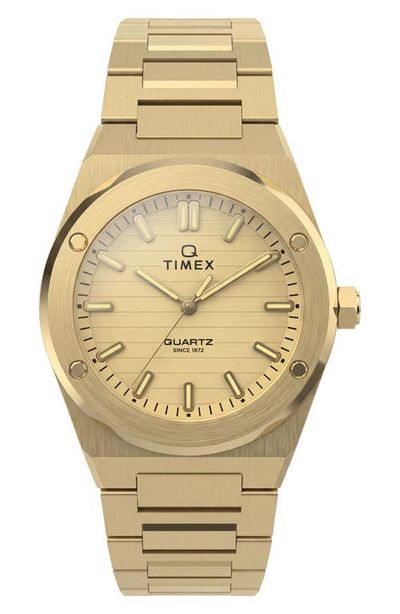 Timex® Timex® Q Timex Marbella Stainless Steel Bracelet Watch