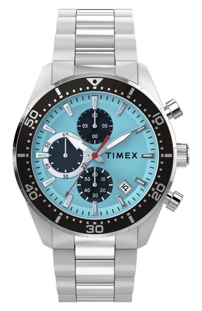 Timex® Timex® Ridgefield Chronograph Bracelet Watch, 42mm